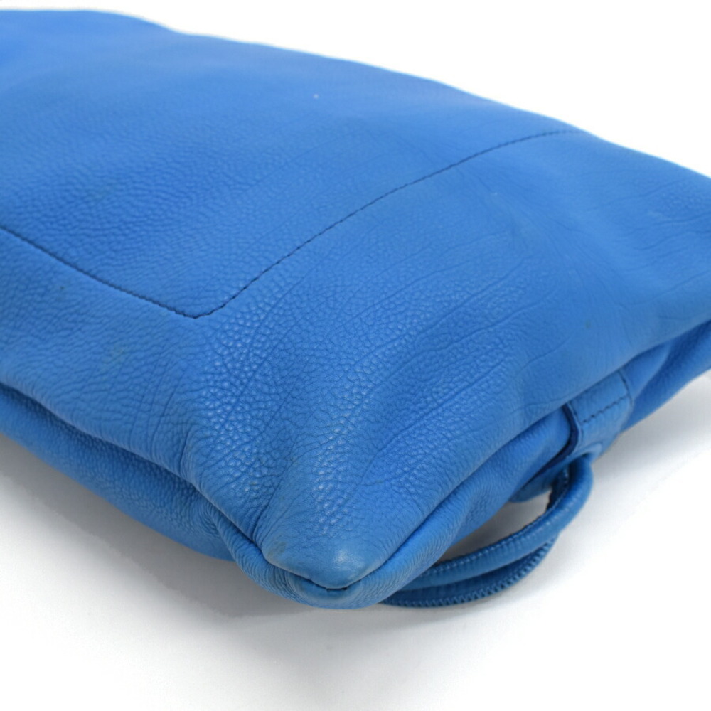 Burberry Prorsum knapsack backpack blue calfskin leather - Picture 6 of 9